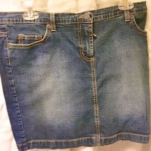 PLAYBOY JEAN SKIRT-Sexy zipper up the back!🐰